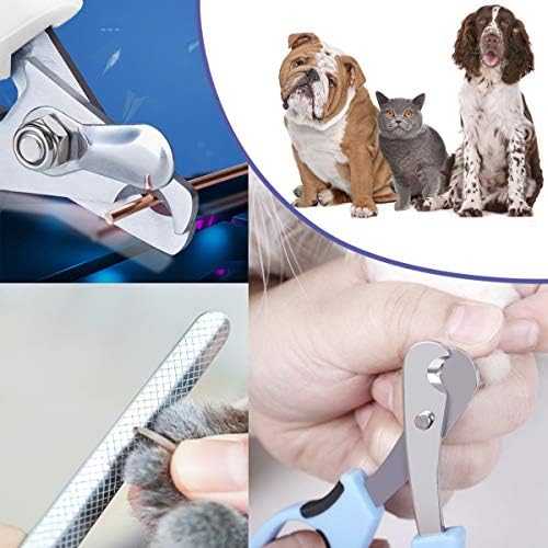 Pet Nail Clippers and Trimmers Set Safety Guard to Avoid Over Cutting Razor - Image 6