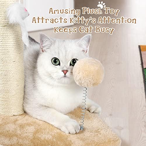 ANWA 32" Tall Sisal Cat Scratching Posts Tree - Image 3