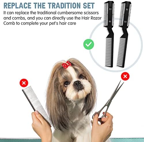 Yinkin 5 Pcs Dog Razor Comb - Image 6