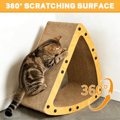 TIMIEEYA Cardboard Cat House - Image 3