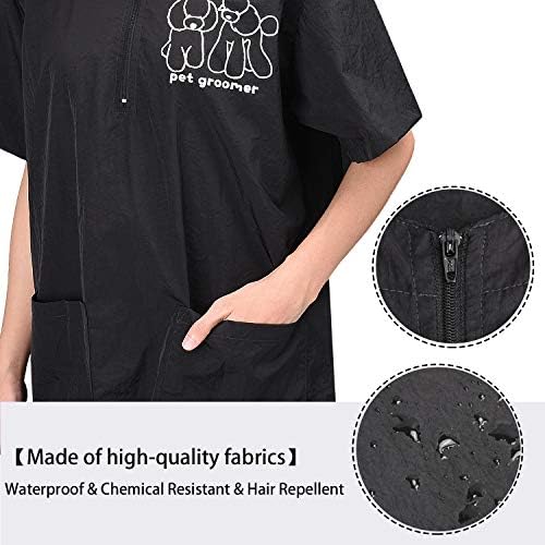 Noverlife Unisex Pet Grooming Smock & Pants, Splash Proof & Hair Repellent - Image 5