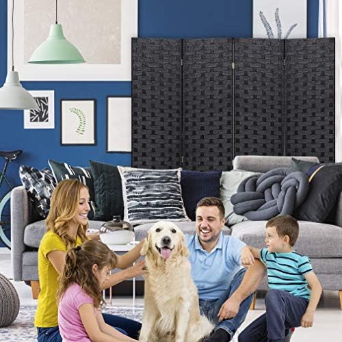 FDW 4-Panel Folding Room Divider | 6ft - Image 3