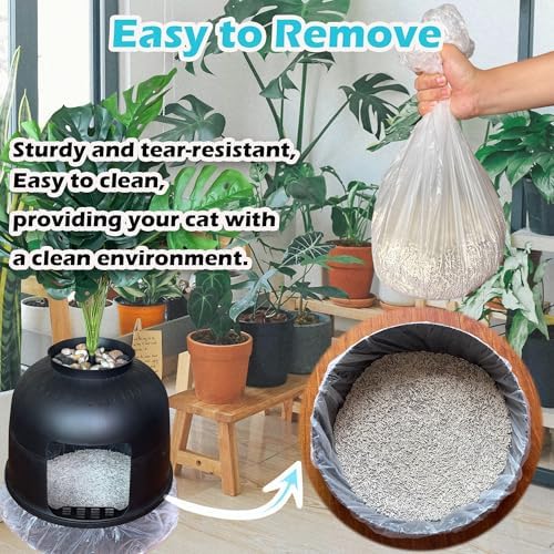 50 Pack Litter Box Liners Compatible - Image 3