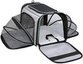 Airline Approved Portable Pet Carrier 2 Sides Expandable Soft-Sided Large Cats by MASKEYON