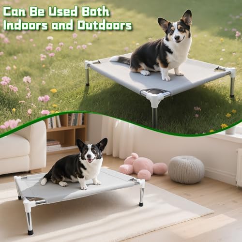Makerfire Elevated Dog Bed, Indoor/Outdoor Raised Dog Cot - Image 6