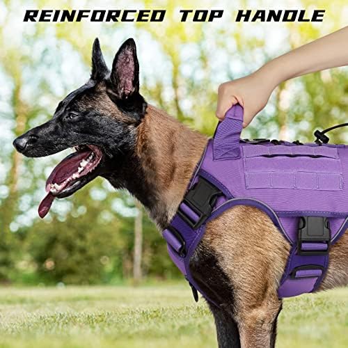 WINGOIN Purple Tactical Dog Harness - Image 4