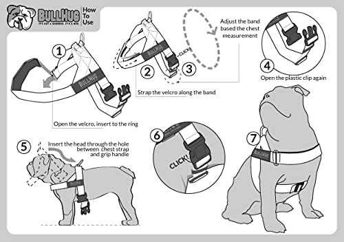 BULLHUG Adjustable Dog Harness– No Pull, No Choke – - Image 5