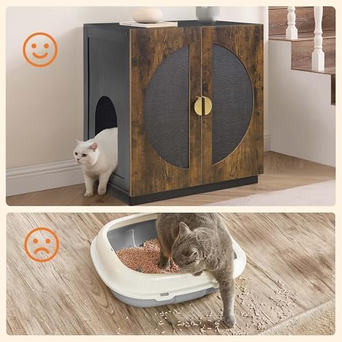 unipaws Tall Cat Litter Box Enclosure - Image 5