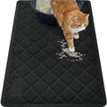 GORILLA GRIP Cat Litter Box Mat, Coiled Mesh Trapping Mats, 35x23 Black by GorillaGrip
