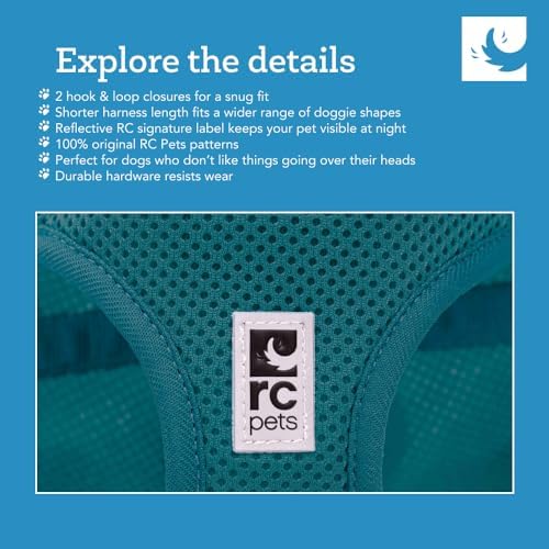 RC Pet Products Cirque Soft Walking Step-in Dog Harness, Tan Tartan - Image 2