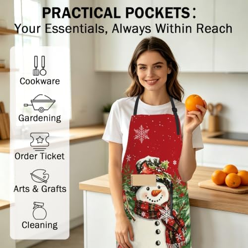 Art Apron with Pocket for Women Men - Image 6