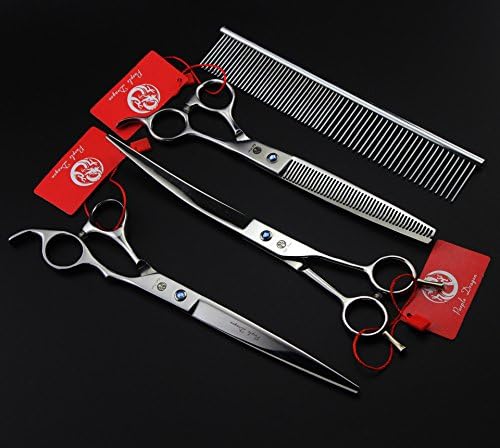 Purple Dragon 8 inch 3 in 1 Professional Pet Grooming Thinning - Image 7