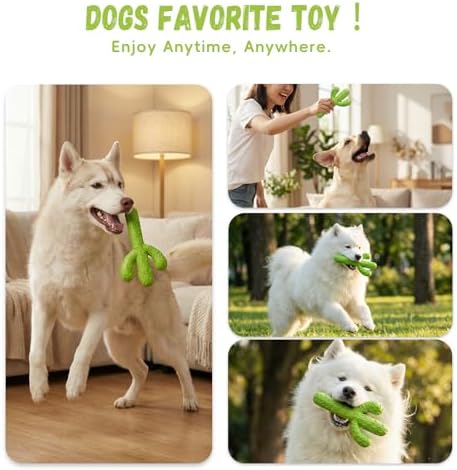 MewaJump Dog Chew Toys, Durable Rubber Dog Toys - Image 4
