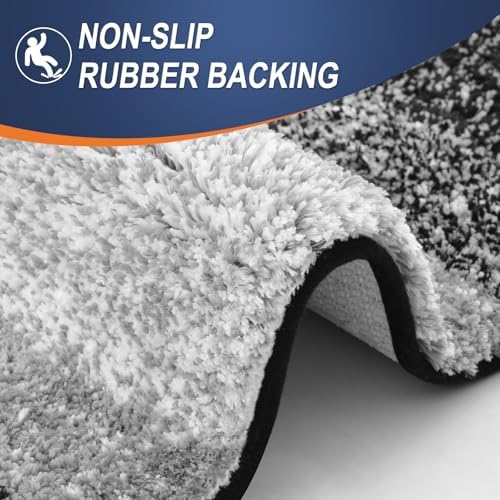 OLANLY Bathroom Rugs Mat 30x20, Extra Soft Absorbent Microfiber Bath Rugs - Image 5
