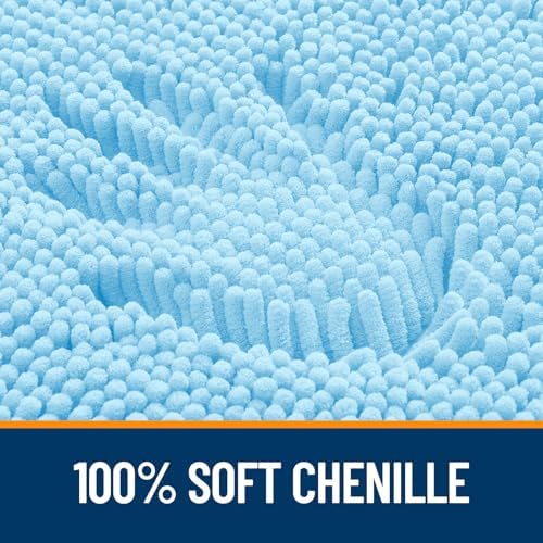 OLANLY Small Bathroom Rugs 30x18, Extra Soft Absorbent Chenille Bath Rugs - Image 3