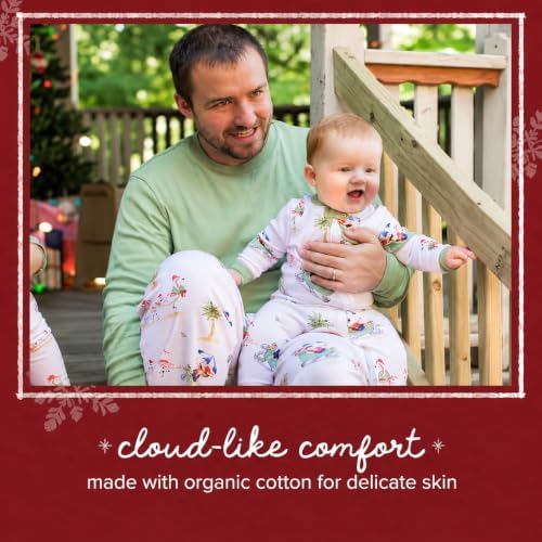Burt's Bees Baby Matching Family Jammies, Organic Cotton, Holiday Pajamas - Image 5