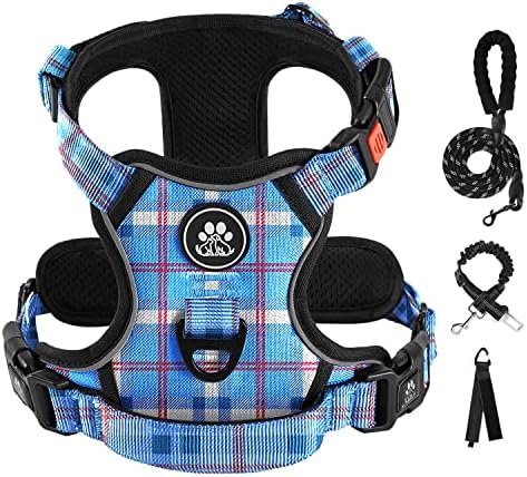 IVY&LANE No Pull Dog Harness for Medium Dogs, Reflective Dog Vest Harness by IVYLANE