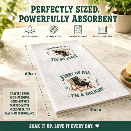 Pitbull Kitchen Towel, Cute Dog Hand Towel, Funny Dog Lover Gift - Image 4