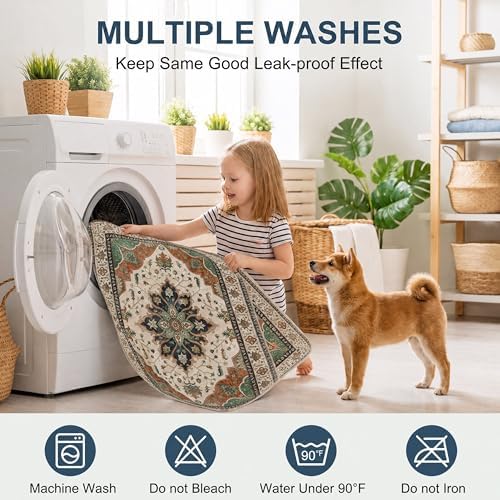 Washable Pee Pads for Dogs, Great Urine Absorbent Reusable Puppy Training Pads - Image 5