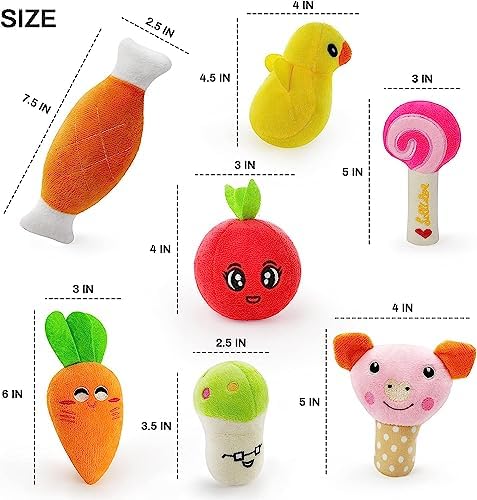 LEGEND SANDY Dog Squeaky Toys, Plush Small Dog Toys - Image 6