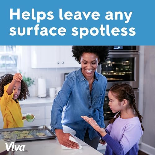 Viva Multi-Surface Cloth Paper Towels, 12 Super Rolls, 81 Sheets per Roll - Image 4