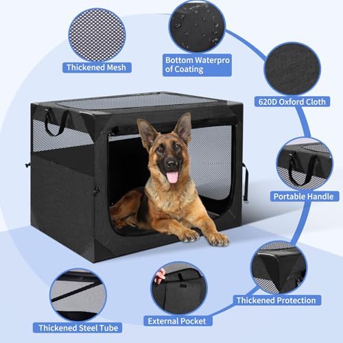 Dog Crate, Portable and Foldable Design of Dog Cage, Dog Kennel - Image 6