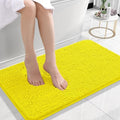 OLANLY Small Bathroom Rugs 24x16, Extra Soft Absorbent Chenille Bath Rugs by OLANLY
