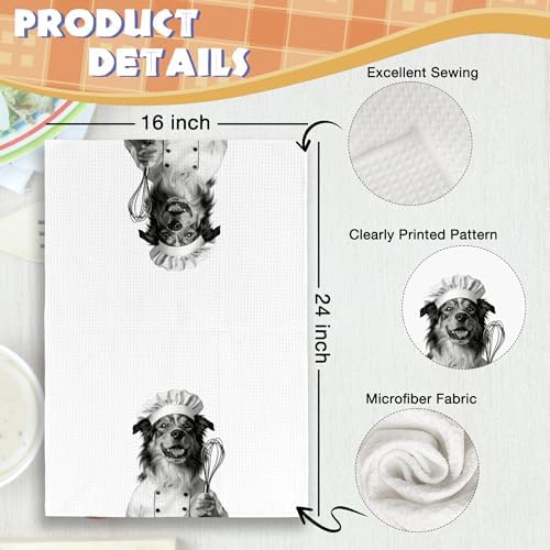 Dog Kitchen Towels Decor Set of 2 - Image 6