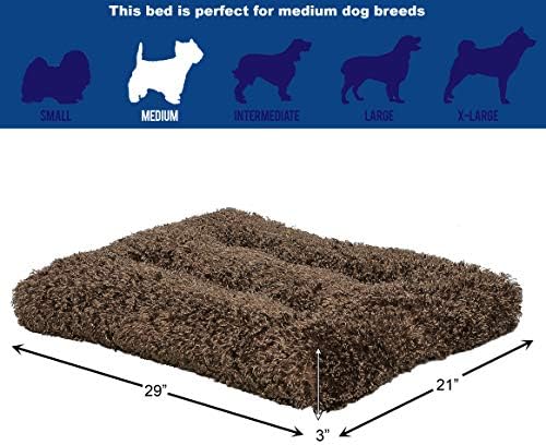 MidWest Homes for Pets Medium QuietTime Deluxe Coco Chic Pet Bed, Ultra-Soft & - Image 5