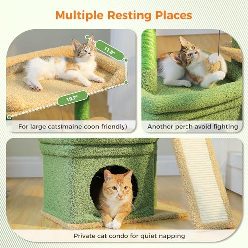 PEQULTI Cat Tree for Small Medium Cats - Image 5