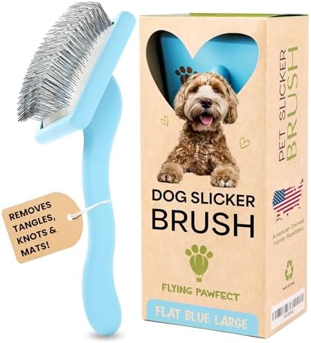 Slicker Brush for Dogs by FlyingPawfect