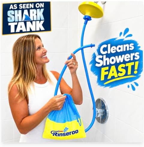 Rinseroo JUMBO Shower Cleaning Thing – Slip-On Handheld Hose Attachment - Image 2