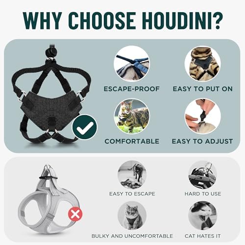 OutdoorBengal Houdini™ Escape Proof Kitten Harness and Leash - Image 3