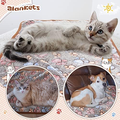Tatuo 4 Pack Fleece Dog Blanket - Image 5