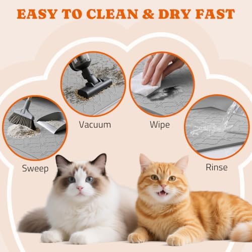 Pawtners Silicone Cat Litter Mat Extra Large 42" X 30" - Image 6