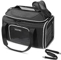 Petskd Top-Expandable Small Pet Carrier 18"x13"x9.5" Airline Approved by Petskd