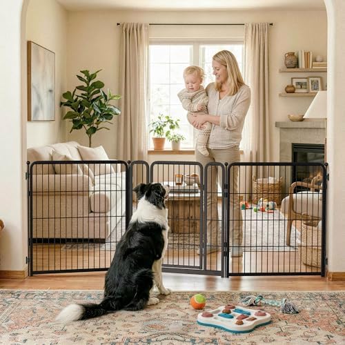 FXW Dog Gate, Extra Wide Adjustable by FXW