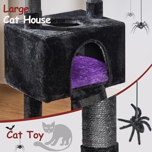 BEWISHOME Cat Tree Tower for Indoor Cats, Gothic Cat Trees - Image 4