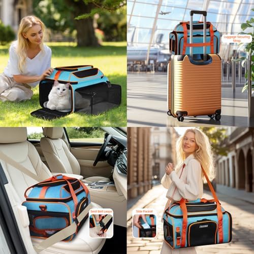 Petskd Top and Side Expandable Pet Carrier Airline Approved - Image 7