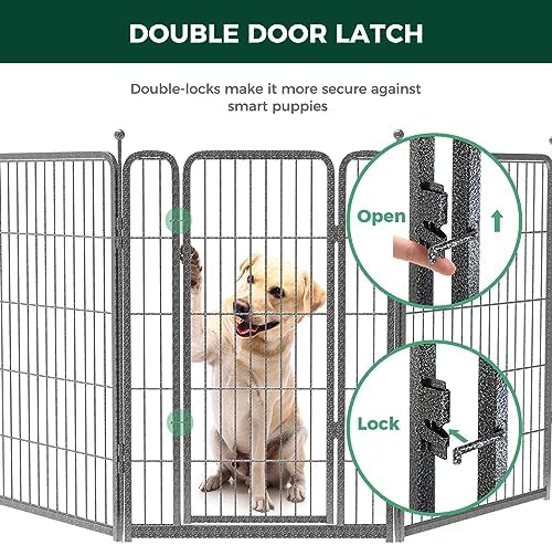 FXW Aster Dog Playpen Designed for Yard, 32 Panels - Image 5