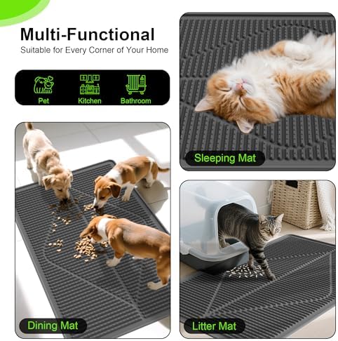Mofason Rubber Cat Litter Box Mat - Image 6