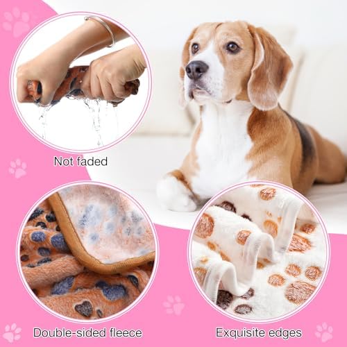 Chumia 18 Pcs Fleece Puppy Blanket - Image 3