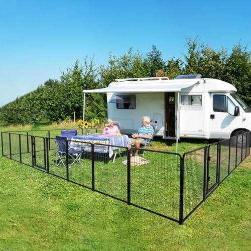 Kfvigoho Dog Playpen Outdoor Extra Wide 32 Panels Heavy Duty Dog Fence 40" - Image 2