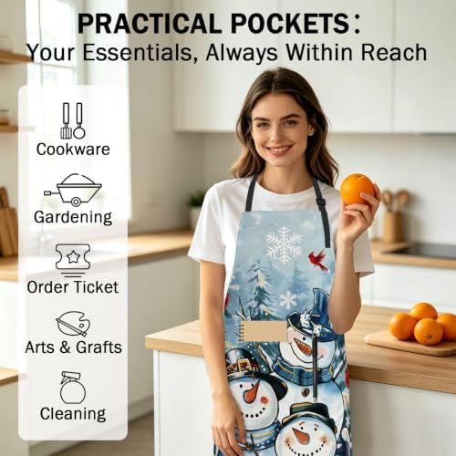 Giwawa Apron Unisex Resistant 33 x 28 inches - Image 6