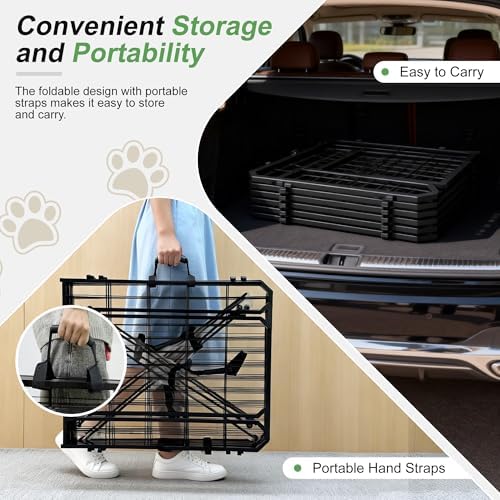 Dog Playpen, 32 inch 16 Panels, Barrier-Free Design - Image 4