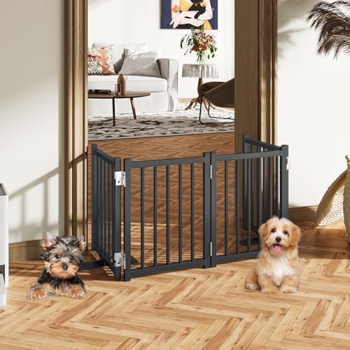 Snughome Short Dog Gate Indoor, Expands Up to 48’’ Wide Foldable Pet Gates - Image 5