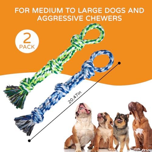 TLAZZ 2 Pack Chew Toys, for Aggressive Chewers - Image 2