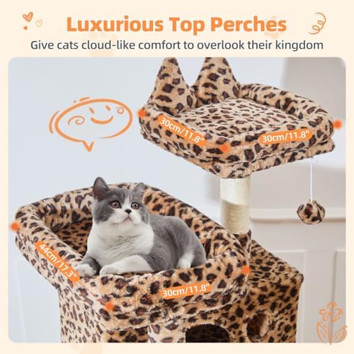 Taoqimiao Cat Tree, 71 in Extra Large Cat Tower - Image 5