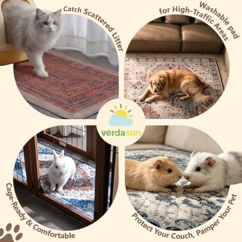 Washable Pee Pads for Dogs 72"x72" 2 Pack Reusable Puppy Potty Pad - Image 6