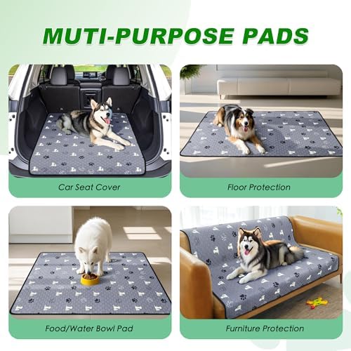 WanpeeGoo Washable Pee Pads for Dogs, Waterproof, 24 x 48 in, 2 Pack - Image 5